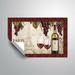 Winston Porter Cavallaro Wine in Paris I Wall Mural Vinyl in Brown/Red | 14 H x 14 W in | Wayfair EDD5017A65F5481F98CC01EE4B8BFAD6
