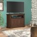 Foundry Select Rafeef Solid Wood Corner TV Stand for TVs up to 43" Wood in Red | 27 H in | Wayfair AEA1294B51F748C5999820A6847096A1