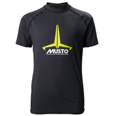 Musto Kid's Insignia Uv Fast Dry Short-sleeve T-shirt Black JL