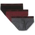 Emporio Armani Underwear Men's 3-Pack Boxer Briefs, Green (Nero/Antr./Amarant 69320), Medium (Pack of 3)