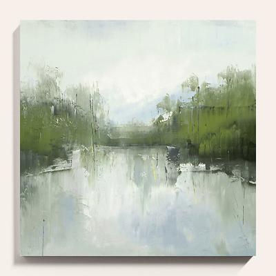 Still Waters Stretched Canvas Art Print - 30" x 30" - Ballard Designs