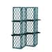 Braxton Culler Santa Cruz 54" 4 Panel Folding Room Divider Bamboo/Rattan in Gray | 71 H x 54 W x 11 D in | Wayfair 129-027/HARBORBLUE