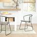 Sand & Stable™ Nabu Dining Chair in Gray/Black Wood in Black/Brown/Gray | 30.5 H x 21 W x 22.25 D in | Wayfair F6175871088F4F3EA44F0C440E8AC73E