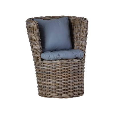 MiaMöbel Rattansessel 'Mega' 100% Baumwolle, Rattan Modern