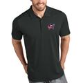 Men's Antigua Gray Columbus Blue Jackets Tribute Polo