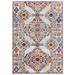 Entourage Khalida Distressed Vintage Floral Lattice 5x8 Area Rug - East End Imports R-1169A-58