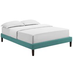 Tessie Full Fabric Bed Frame with Squared Tapered Legs MOD-5897-TEA