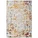 Reflect Primrose Distressed Vintage Ornate Floral Lattice 8x10 Indoor and Outdoor Area Rug R-1179A-810