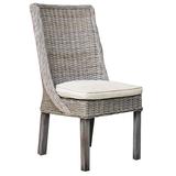 Panama Jack Sunroom Exuma Dining Chair Upholstered/Wicker/Rattan | 41 H x 21 W x 25 D in | Wayfair PJS-3001-KBU-SC/SU-737