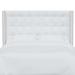 Birch Lane™ Sultana Wingback Headboard Upholstered/Polyester in Black | 56 H x 67 W x 8 D in | Wayfair D64A6CFFBBA34C178CA0CDCF71049CBF