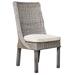 Panama Jack Sunroom Exuma Upholste Dining Chair Upholste/Wicker/Rattan in Red | 41 H x 21 W x 25 D in | Wayfair PJS-3001-KBU-SC/JW-315