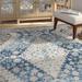 Navy Rectangle 6'7" x 9'2" Area Rug - Mistana™ Christa Oriental Area Rug 79.0 x 0.25 in blue | Wayfair B1C39541AB5D440B9092271B2F9EE5BA