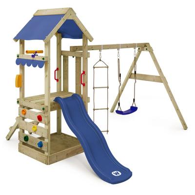 Spielturm Klettergerüst FreshFlyer mit Schaukel & Rutsche, Stelzenhaus mit Sandkasten, Image
