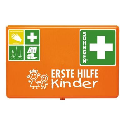 SÖHNGEN Erste Hilfe Verbandkasten »Kita« orange, 26x16x8 cm Image