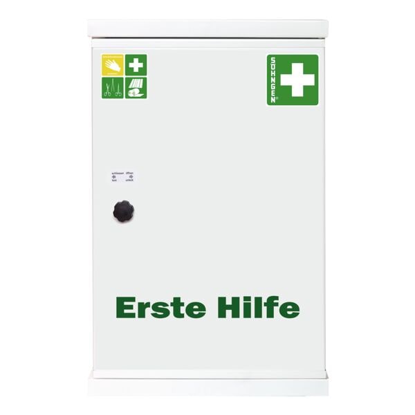 ALUDERM Verbandschrank »NovoLine 2 Industrie Norm« mit Füllung weiß, 36x56x20 cm Image