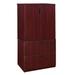 Legacy Lateral File w/ Stackable Storage Cabinet in Mahogany - Regency LPLFSC3665MH