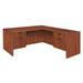 "Legacy 71"" Double Pedestal L-Desk w/ 47"" Return in Cherry - Regency LLD713547CH"