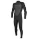 O'Neill Herren Reactor Ii 3/2mm Back Zip Full Wetsuit, Black/Black, XS EU