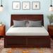 Red Barrel Studio® Yailynn Solid Wood Storage Bed Wood in Brown | 50 H in | Wayfair F3510F6D62534FD88191166DF497B58B