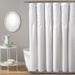 Bayview Shower Curtain Bleach White 72X72 - Lush Decor 16T003079