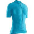 X-Bionic Damen Effektor 4.0 Bike Zip, Short Sleeve T Shirt, A031 Effektor Turquoise/Arctic White, M EU