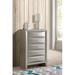 Glory Furniture Marilla 5-Drawer Chest Wood in Gray | 48 H x 32 W x 17 D in | Wayfair G1503-CH