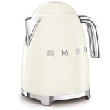 SMEG 50's Retro Style Aesthetic 7-Cup Kettle Plastic in White/Brown | 9.7638 H x 8.8976 W x 6.7322 D in | Wayfair KLF03CRUS