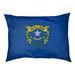 Tucker Murphy Pet™ Burien Nevada Flag Dog Pillow Polyester/Fleece in Blue | 9.5 H x 29.5 W x 19.5 D in | Wayfair B590BA9633FE47CFBED8A2C89618DF8E