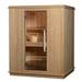 Almost Heaven Saunas Madison 3 - Person Indoor Traditional Steam Sauna in Cedar in Brown | 78 H x 53 W x 65 D in | Wayfair AHMAD2PRU