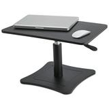 Victor High Rise Adjustable Laptop Cart Metal in Black | 21 H x 15.75 W x 13 D in | Wayfair DC230B