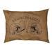 Tucker Murphy Pet™ Burien Vintage Reminiscences Skulls Pillow/Classic Dog Pillow Polyester/Fleece in Brown | 9.5 H x 29.5 W x 19.5 D in | Wayfair