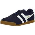 Gola Men's Gola Harrier Suede Trainers, Blue Navy White Mw, 10 UK