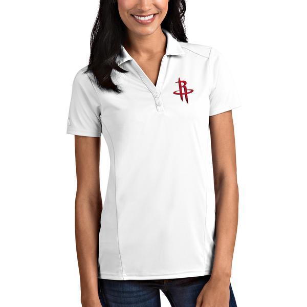 womens-antigua-white-houston-rockets-tribute-polo/