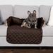 Sofa Buddy Furniture Cover Dog Bed, 30" L x 26" W, Espresso, Medium, Brown / Cream