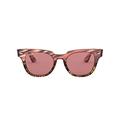 Ray-Ban Unisex Adults’ 0RB2168 Sunglasses, Pink (Pink Gradient Beige Stripped), 49