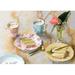 Royal Albert 100 Years Of Royal Albert 5 Piece 8" Salad Plate Set Porcelain China/Ceramic in Blue/Pink/Yellow | Wayfair 40017562