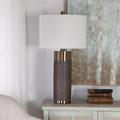 Uttermost Brannock Metallic Golden Bronze Ceramic Table Lamp