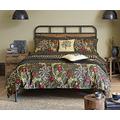 Morris & Co Morris Seaweed Duvet Cover, SUPERKING, Percale, Black, Super-King