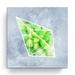 Dakota Fields Succulent 'Crystal Terrarium III' Graphic Art on Canvas in Blue/Green | 10 H x 10 W x 1.5 D in | Wayfair