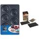 Tefal XA8011 Snack Collection Platte Donuts, Nummer 11 & XA8005 Snack Collection Platte Waffeln/Gaufrettes, Nummer 5