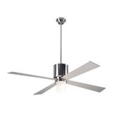 Modern Fan Company Lapa 50 Inch Ceiling Fan with Light Kit - LAP-BN-50-SV-552-002