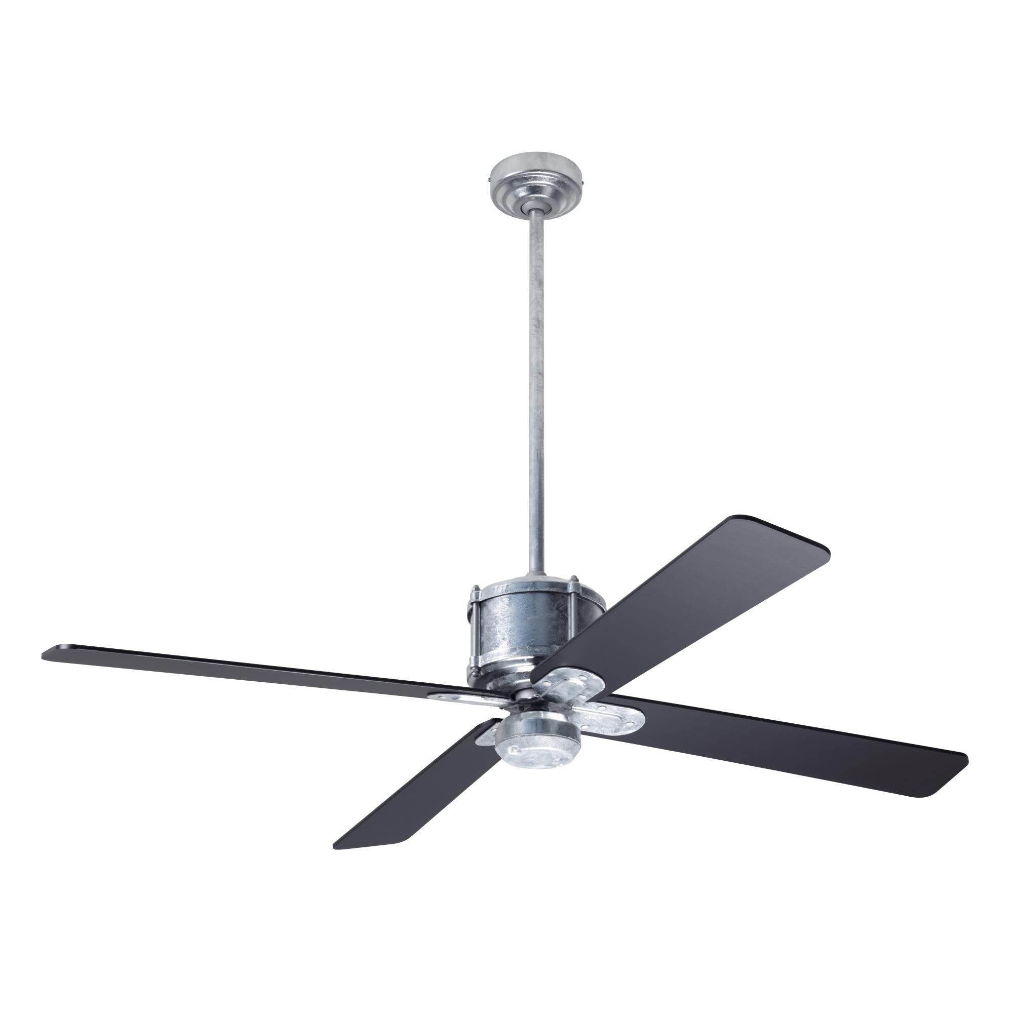 Modern Fan Company Industry 50 Inch Ceiling Fan - IND-GV-50-BK-NL-WC