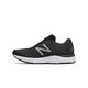 New Balance Men's 680v6 Road Running Shoe, Black Black Silver Metallic White Lk6, 9.5 UK