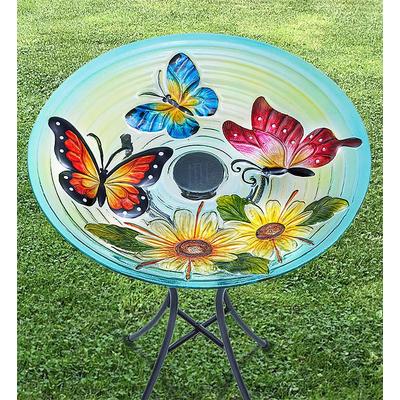 1-800-Flowers Everyday Gift Delivery Solar Butterfly Birdbath | Happiness Delivered To Their Door