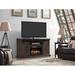 Gracie Oaks Carnahan TV Stand for TVs up to 70" w/ Electric Fireplace Included Wood in Brown | 34 H in | Wayfair 8B8F82185F5B4D6FA81EFA4D3A12F7D7