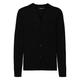 Russell Collection Mens V-Neck Knitted Cardigan (XL) (Black)