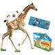 Madd Capp 884002 Shape Puzzle Junior Giraffe, Konturpuzzle 100 Teile, für Kinder und Erwachsene, Mehrfarbig