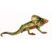 Ciel Collectables Lizard Trinket Box Metal/Wire in Brown/Green | 2 H x 5.5 W x 2.25 D in | Wayfair 1014923