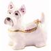 Ciel Collectables Scotty Dog Trinket Box Metal/Wire in Pink | 3 H x 2.25 W x 1.5 D in | Wayfair 1141510