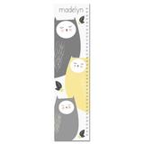 Finny and Zook Personalized Growth Chart Canvas in Yellow | 39 H x 10 W in | Wayfair P000310